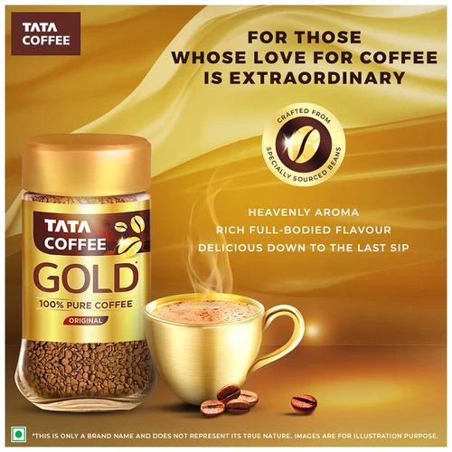 Tata Coffee Gold 100percent Pure Coffee - Original, 50 g Jar-8.webp